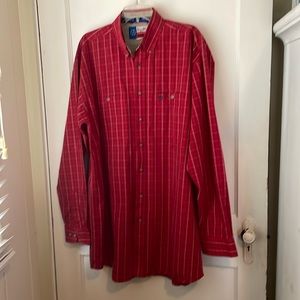 Wrangler Cowboy Cut Collection by George Strait Mens Sz XL Red Plaid